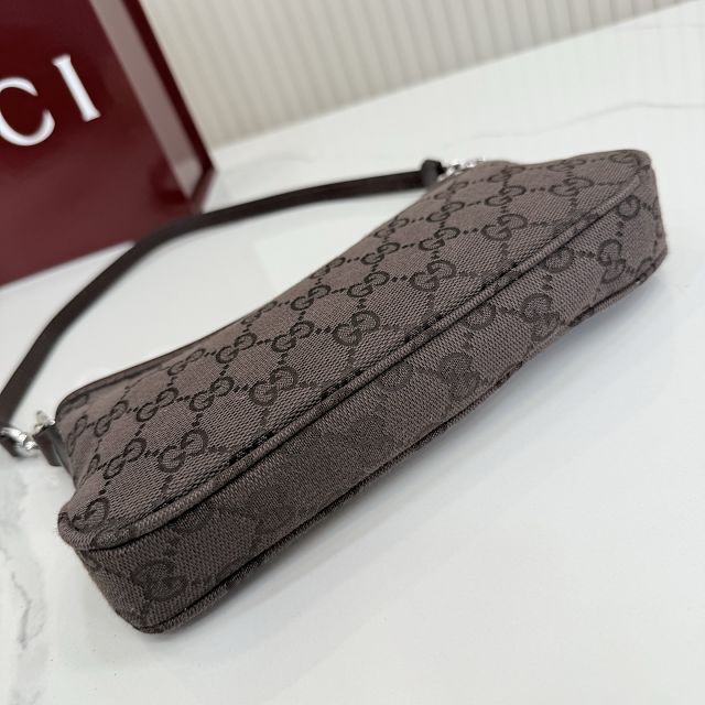 GG original canvas gossip small shoulder bag 875847 dark brown