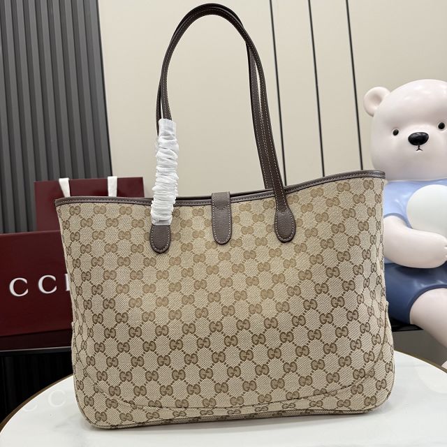 GG original canvas jackie medium tote bag 867015 sand