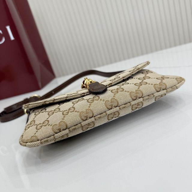 GG original canvas jackie small shoulder bag 867156 sand