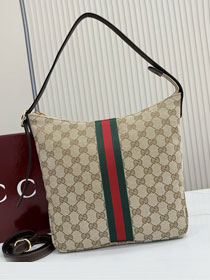 GG original canvas lunetta medium crossbody bag 875117 sand