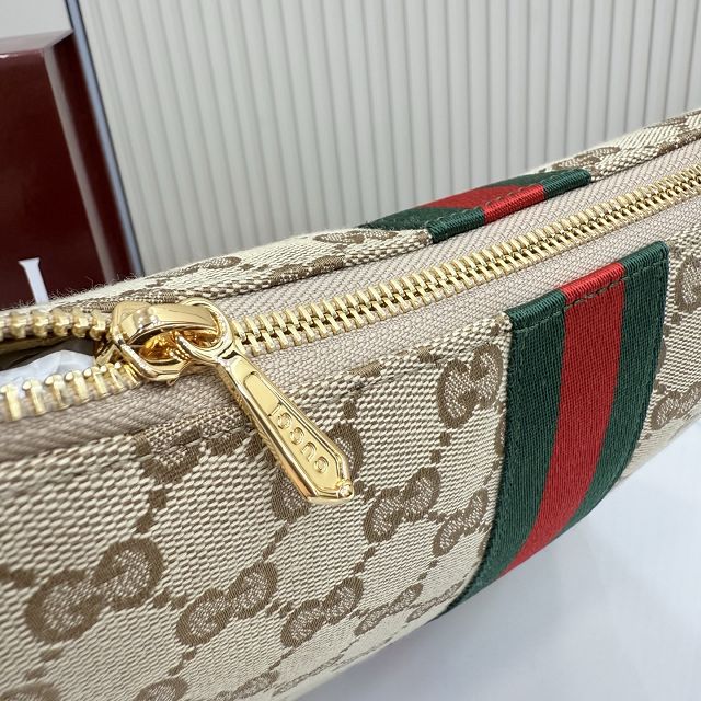GG original canvas lunetta medium crossbody bag 875117 sand