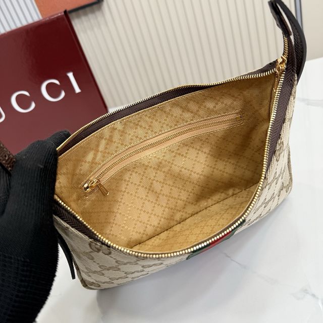 GG original canvas lunetta small crossbody bag 863406 sand 