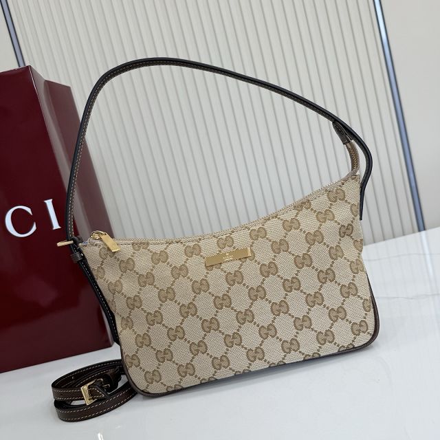 GG original canvas lunetta small shoulder bag 874743 sand