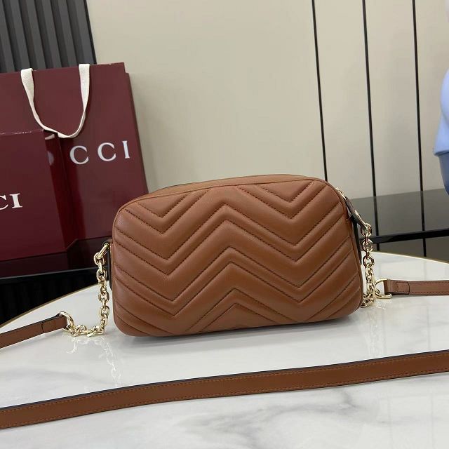 GG original lambskin marmont small camera bag 855273 brown
