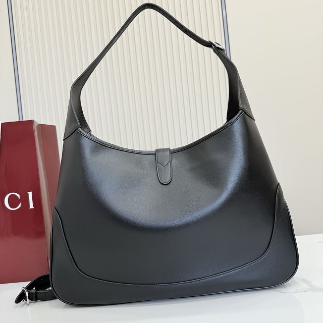 GG original calfskin jackie 1961 large crossbody bag 863279 black