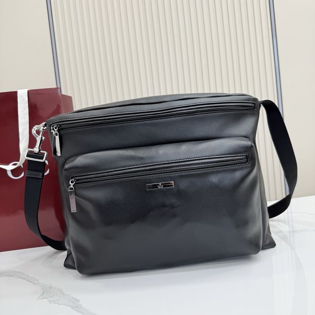 GG original calfskin large shoulder bag 875369 black