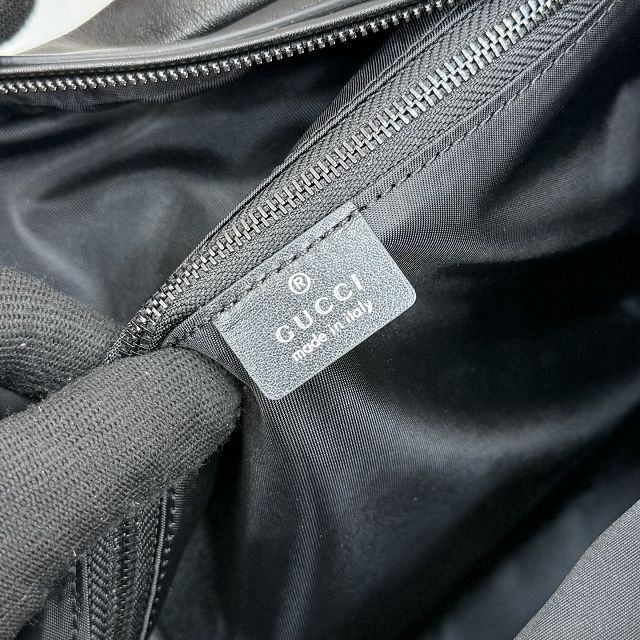 GG original calfskin large shoulder bag 875369 black
