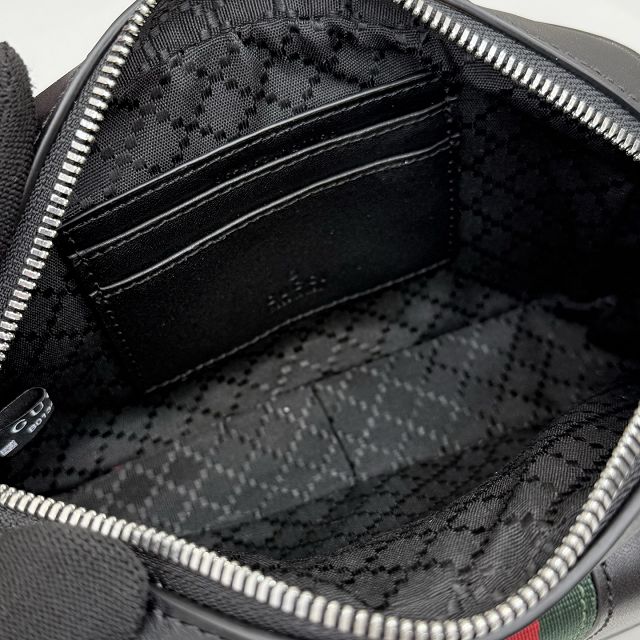 GG original calfskin web trademark mini bag 867268 black