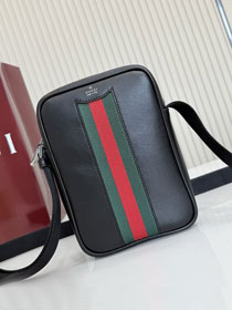 GG original calfskin web trademark mini bag 876226 black