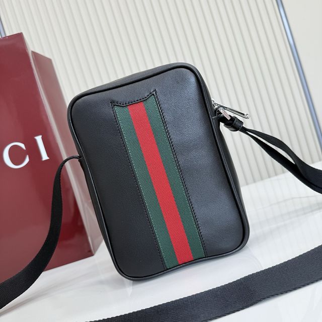 GG original calfskin web trademark mini bag 876226 black