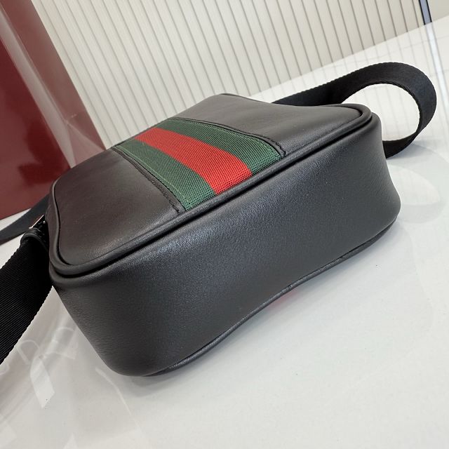 GG original calfskin web trademark mini bag 876226 black