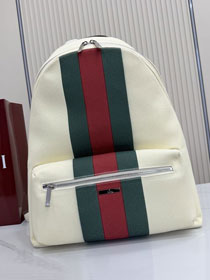 GG original canvas tag large backpack 875226 