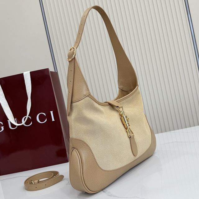 GG original suede jackie 1961 medium shoulder bag 863136 sand
