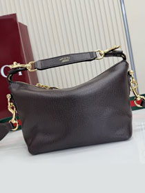 GG original calfskin brera small crossbody bag 871595 dark brown