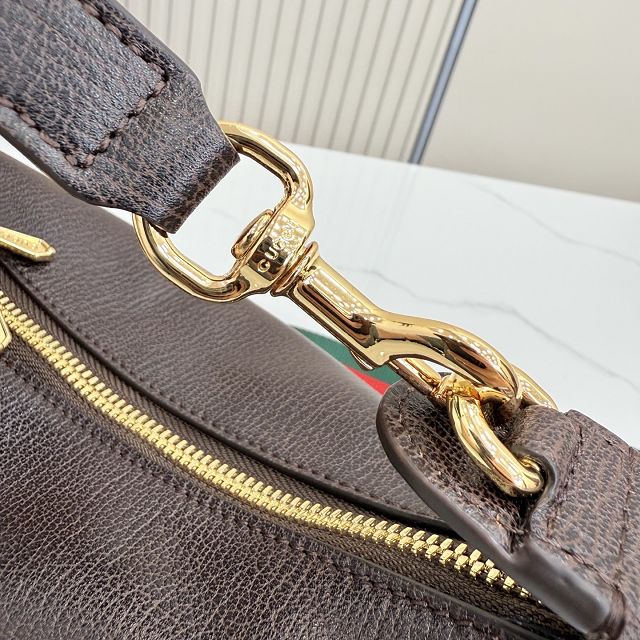 GG original calfskin brera small crossbody bag 871595 dark brown
