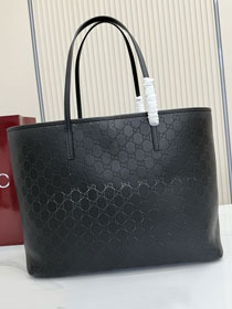 GG original calfskin tribeca large tote bag 874745 black