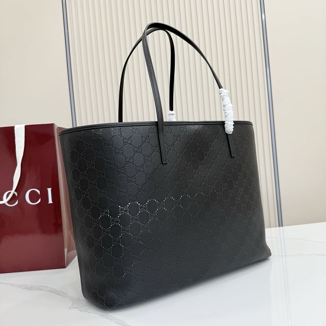 GG original calfskin tribeca large tote bag 874745 black