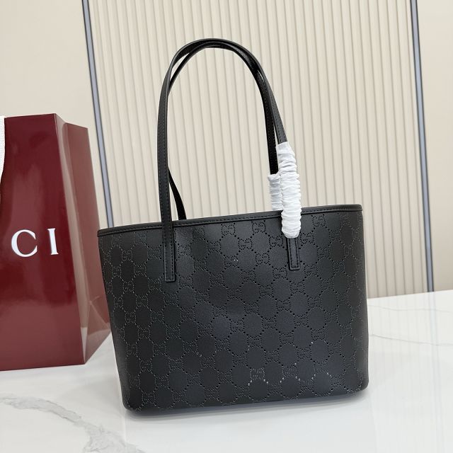 GG original calfskin tribeca small tote bag 875236 black