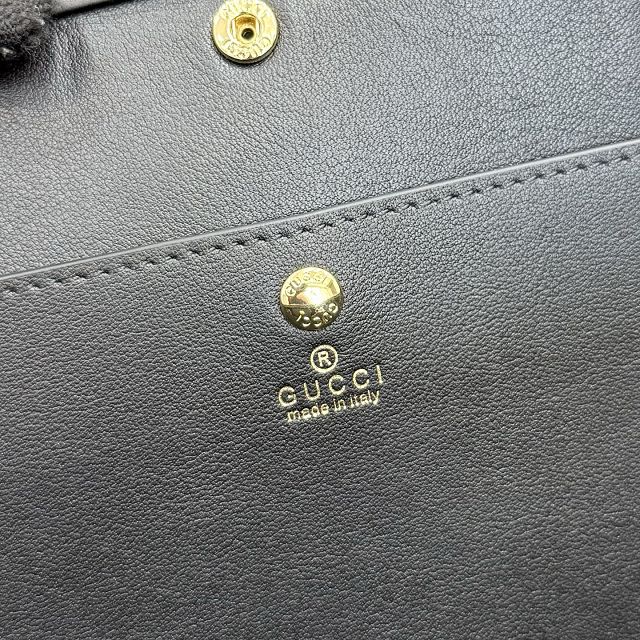 GG original calfskin tribeca small tote bag 875236 black