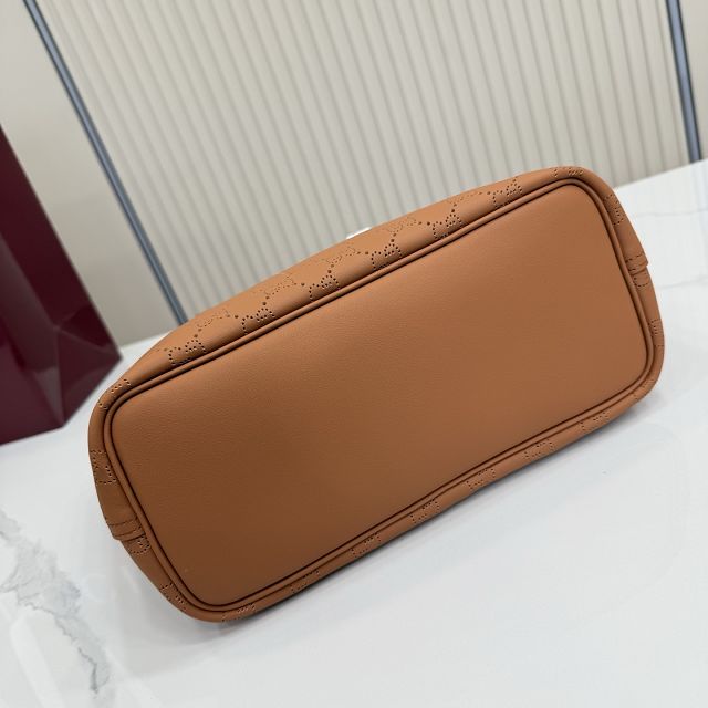 GG original calfskin tribeca small tote bag 875236 brown