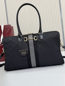 GG original canvas borsetto large boston bag 866734 black
