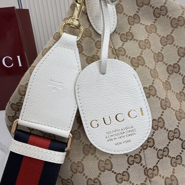 GG original canvas brera large crossbody bag A00B49 sand