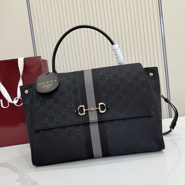 GG original canvas paparazzo large top handle bag 875019 black