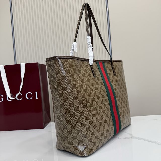 GG original canvas tribeca large tote bag 874745 brown