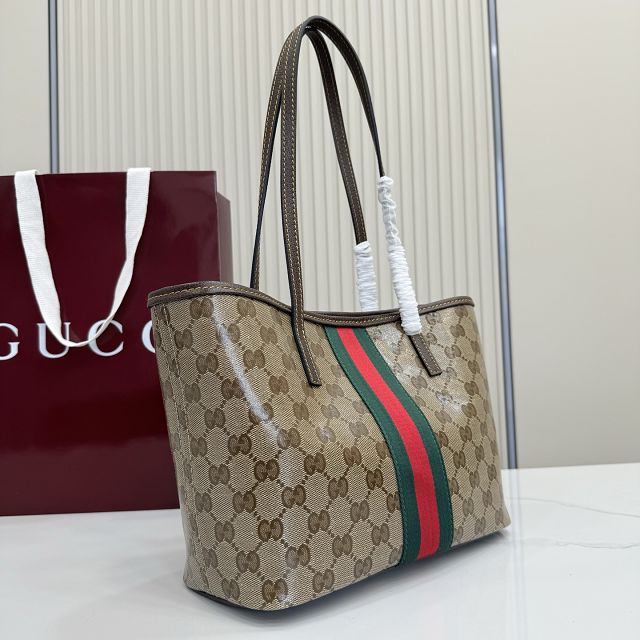 GG original canvas tribeca small tote bag 875236 brown
