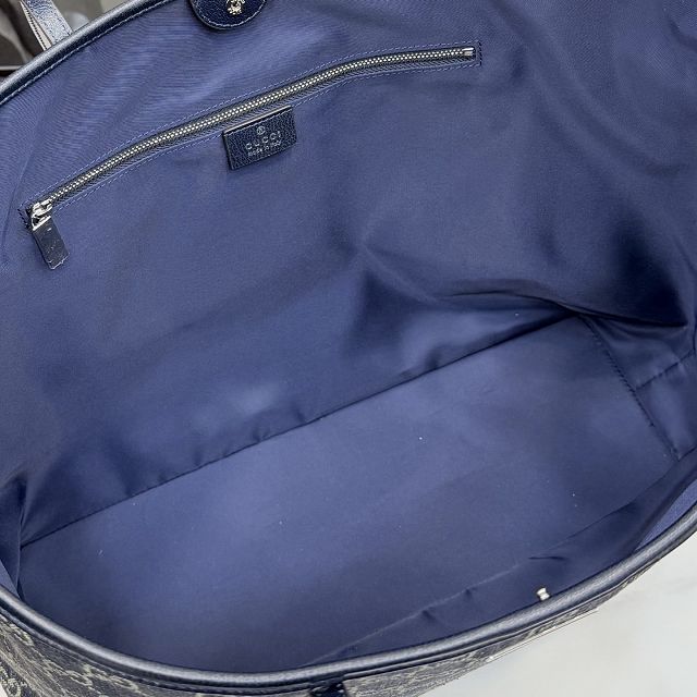 GG original denim tribeca large tote bag 874745 blue 