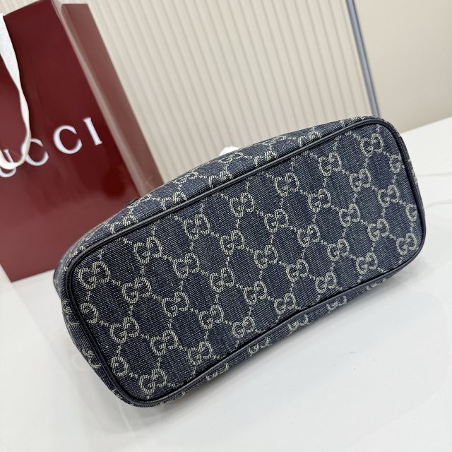 GG original denim tribeca small tote bag 875236 blue 