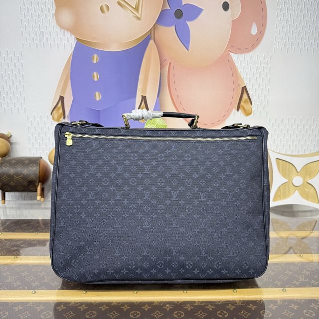 Louis vuitton original denim saumur GM M42313 blue
