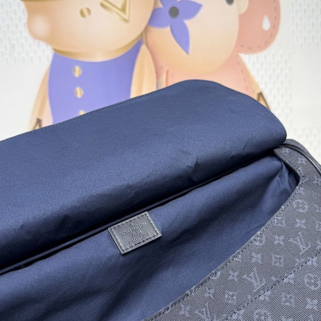 Louis vuitton original denim saumur GM M42313 blue