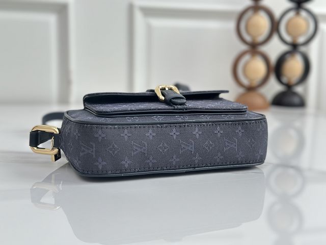 Louis vuitton original monogram denim camera bag M92216 blue