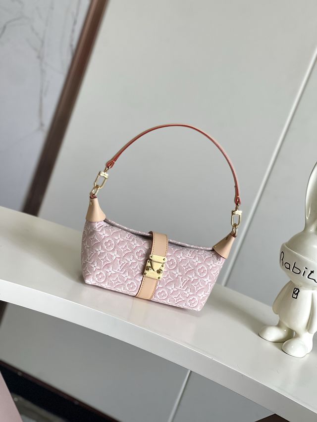 Louis vuitton monogram embleme pochette mia M2A382 pink