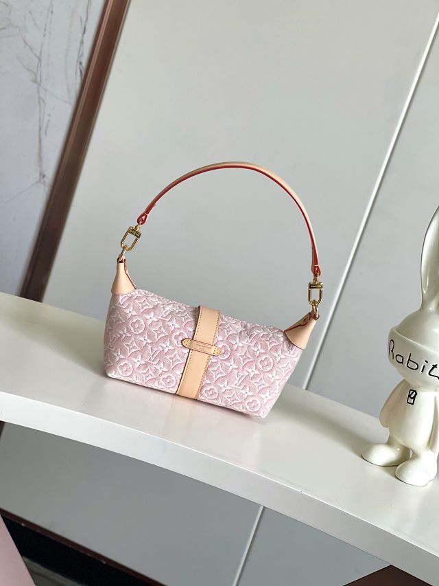 Louis vuitton monogram embleme pochette mia M2A382 pink