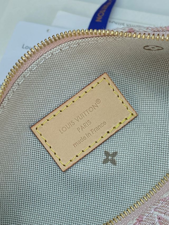 Louis vuitton monogram embleme pochette papillon M29881 pink