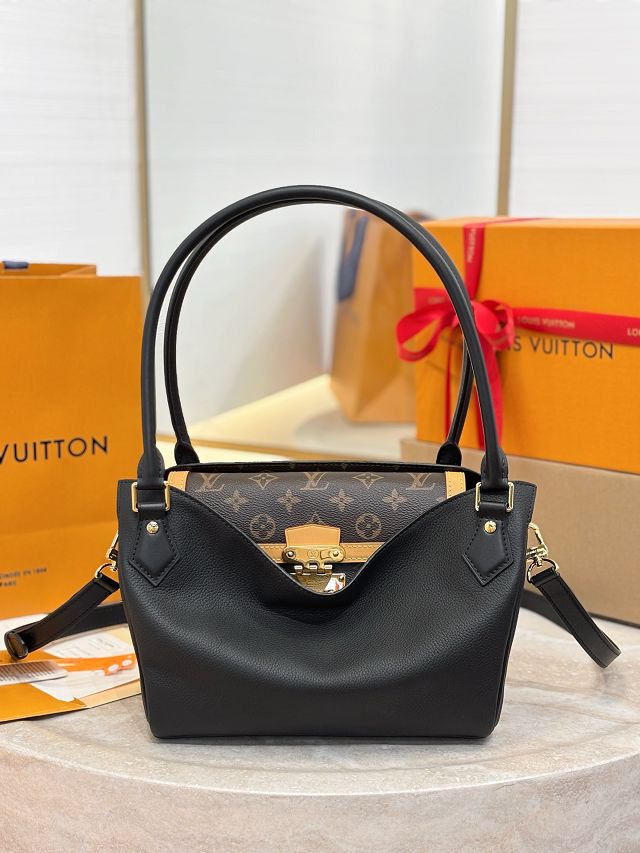 Louis vuitton original calfskin peekaboo speedy M30327 black