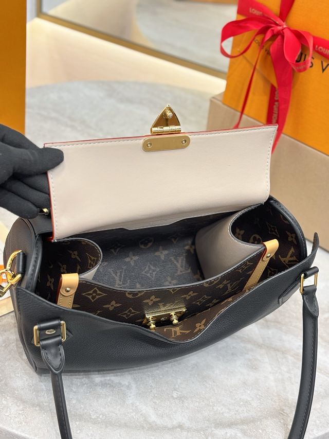 Louis vuitton original calfskin peekaboo speedy M30327 black