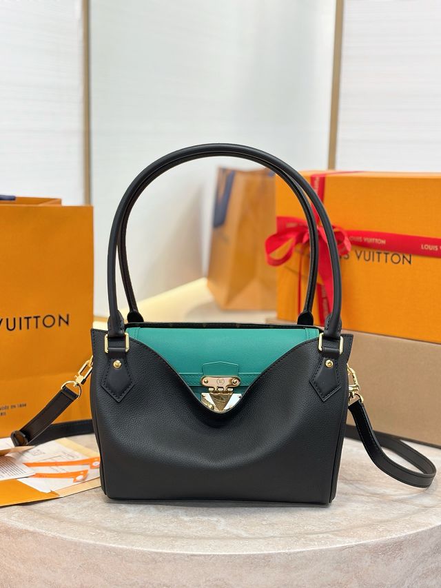Louis vuitton original calfskin peekaboo speedy M30327 black&green