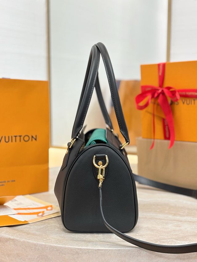 Louis vuitton original calfskin peekaboo speedy M30327 black&green