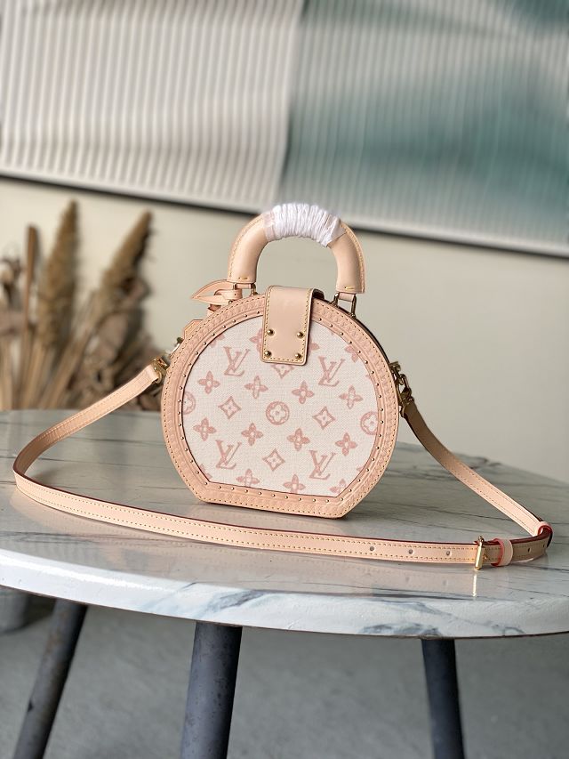 Louis vuitton original monogram canvas boite chapeau PM M27961 white