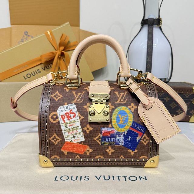 Louis vuitton original monogram canvas speedy trunk 20 M29470 