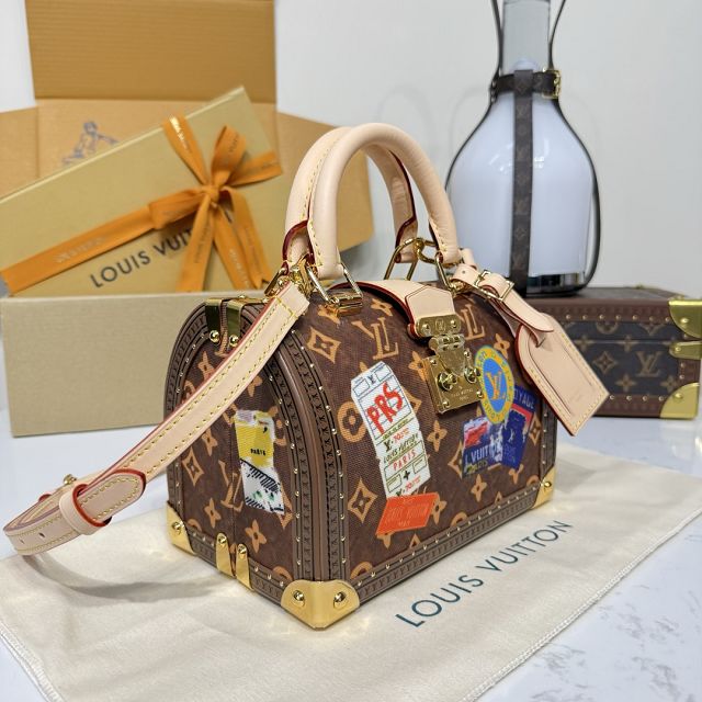 Louis vuitton original monogram canvas speedy trunk 20 M29470 