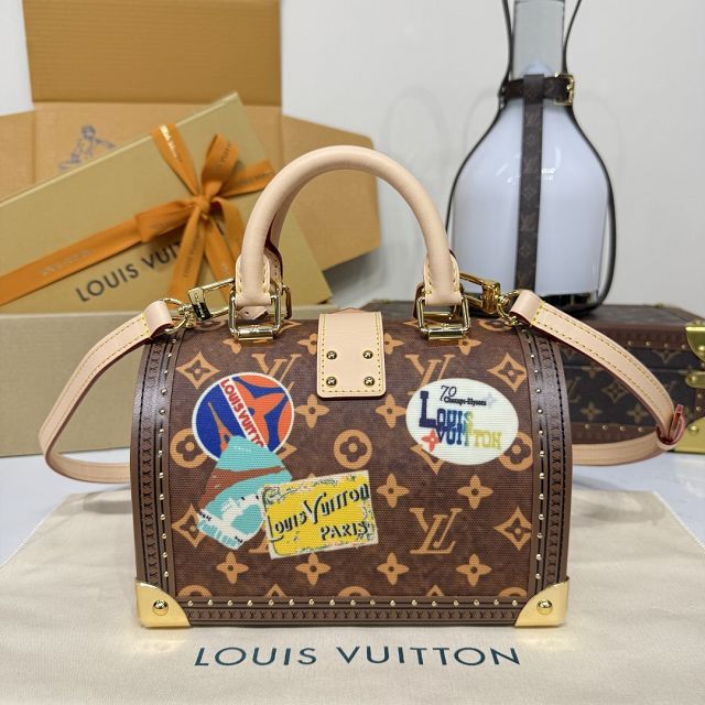 Louis vuitton original monogram canvas speedy trunk 20 M29470 