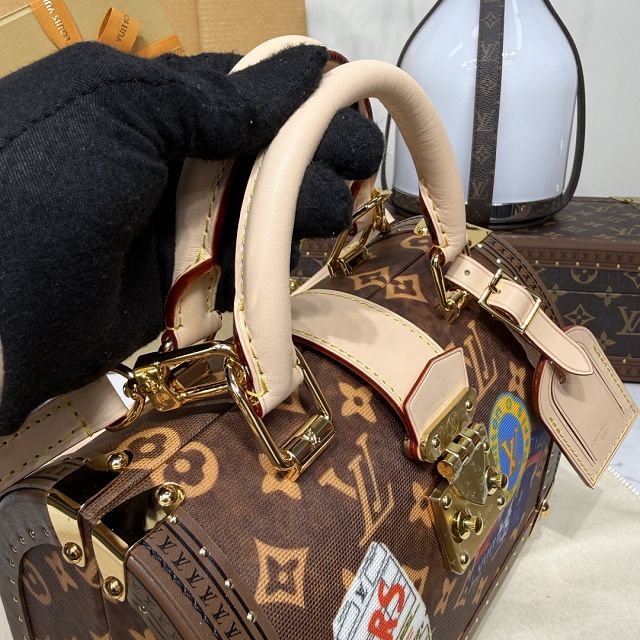 Louis vuitton original monogram canvas speedy trunk 20 M29470 