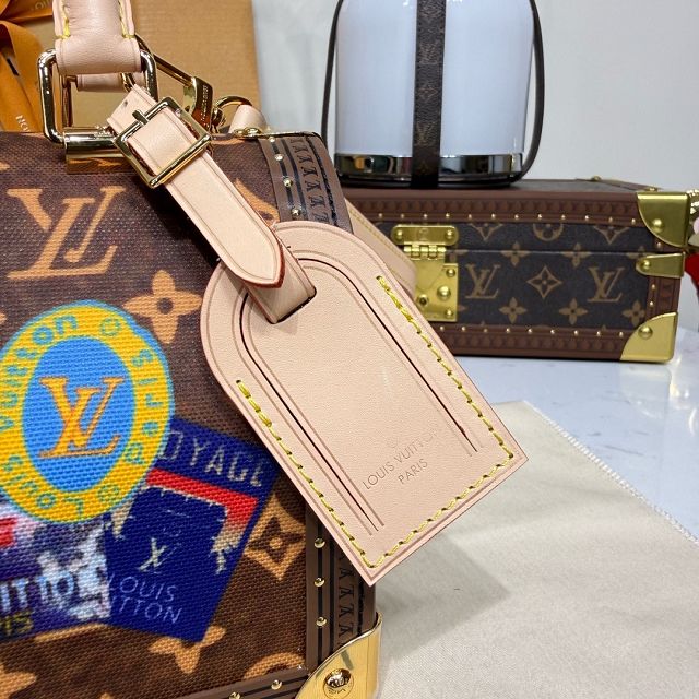 Louis vuitton original monogram canvas speedy trunk 20 M29470 