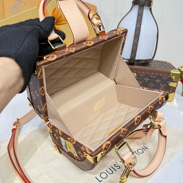 Louis vuitton original monogram canvas speedy trunk 20 M29470 