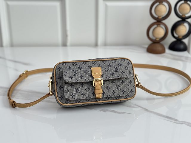 Louis vuitton original monogram denim camera bag M92004 grey&beige