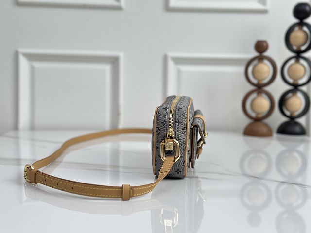 Louis vuitton original monogram denim camera bag M92004 grey&beige